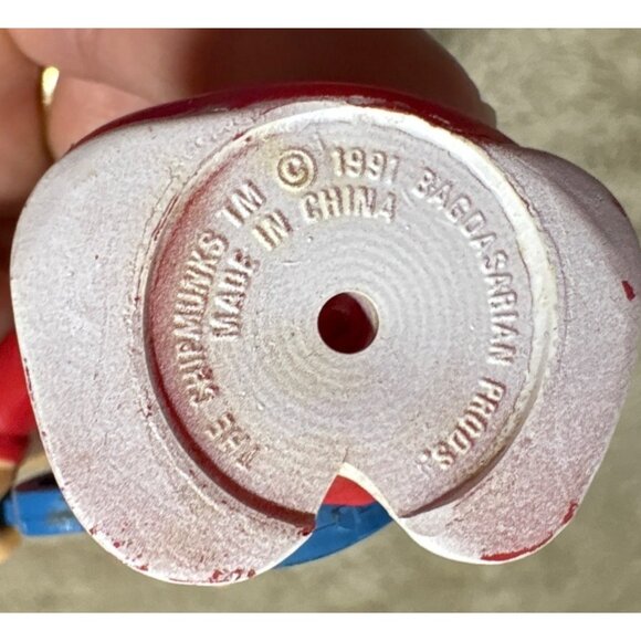 Alvin & The Chipmunks Musical Figures PVC 1991 Rock Stars Simon Theodore Vintage - Picture 13 of 14